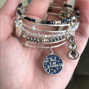 Alex and Ani bracelet set
